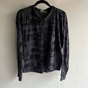 Zella Sweatshirt Top Shirt Long Sleeve Sz Sm Gray EUC Women’s EUC